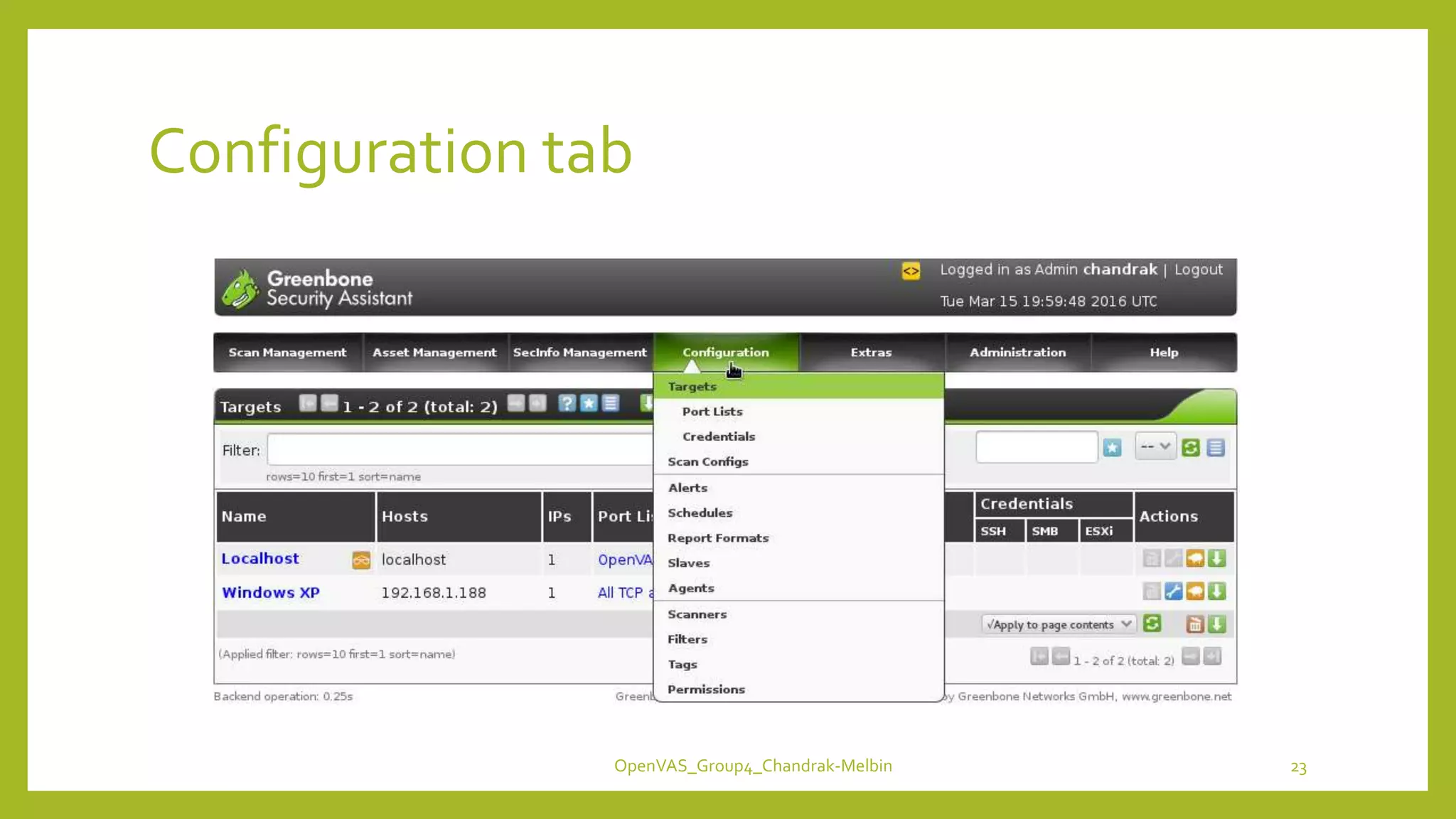 Openvas Vulnerability Assessment Scanner Pptx