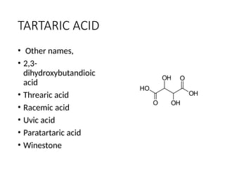 Traumatic Acid Structure Group 4 organic chemistry finallll-1.pptx