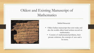 Early Math Manuscrip Group 4 Presentation in History of math.pptx