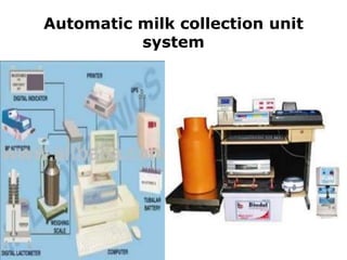 Automatic milk collection unit
system
 