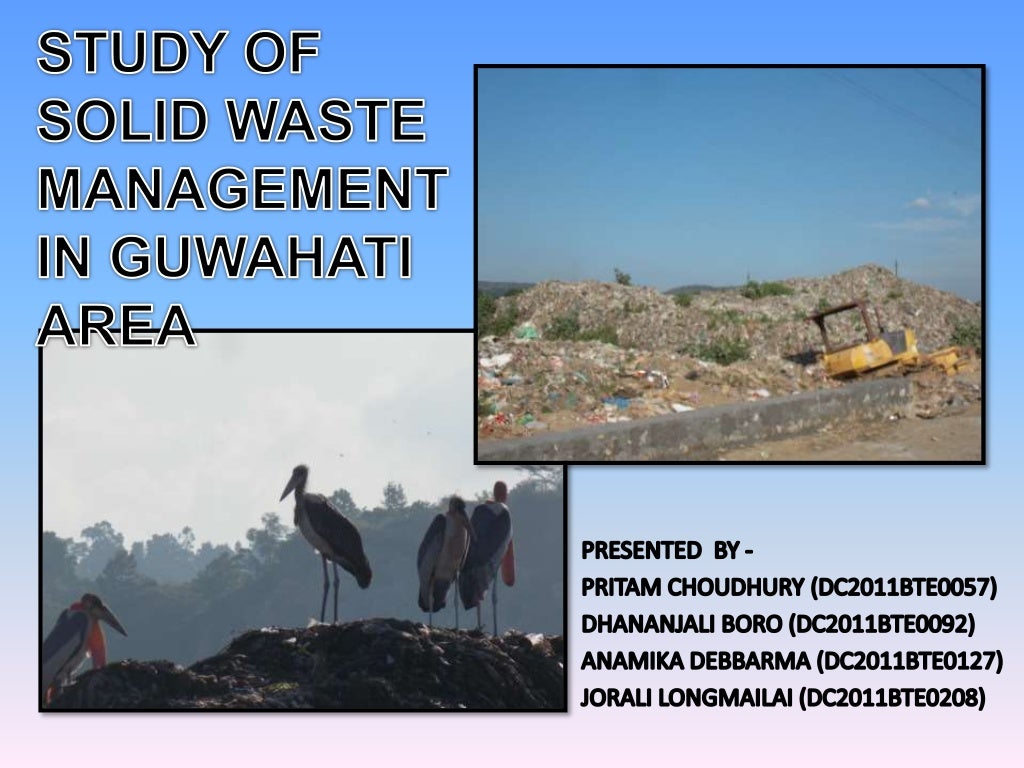 Solid waste management in Guwahati city