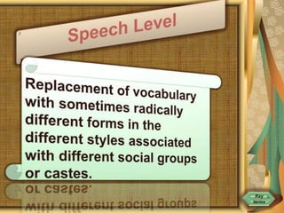 Sociolinguistics - Multilingualism