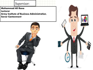 Supervisor:
Mohammad Ali Rana
Lecturer
Army Institute of Business Administration,
Savar Cantonment
 