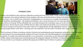 HOUSING FOR ADULT WITH INTELLECTUAL DISABILITY.. | PPTX