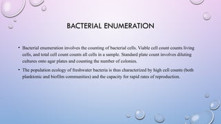Comprehensive Methods for Enumeration of Marine Bacteria | PPTX