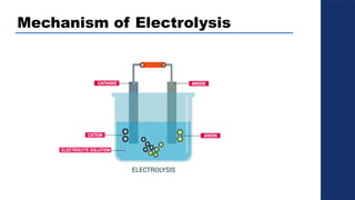 Mechanism of Electrolysis
 
