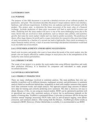stock price prediction using sentiment analysis | PDF