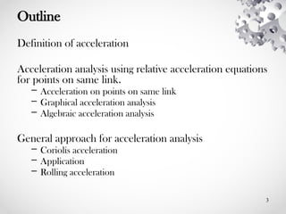 Group 5 Acceleration Analysis of students in BSME | PPTX
