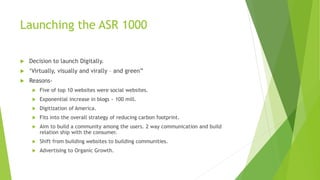 Cisco ASR 1000 - Digital Marketing Case Study | PDF