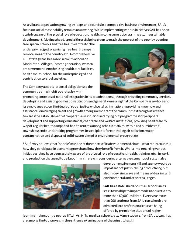 csr report in the field of education and vocational training of few c ngo tailoring course flyer in andhra pradesh