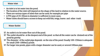design and construction of fin fish farm | PPTX
