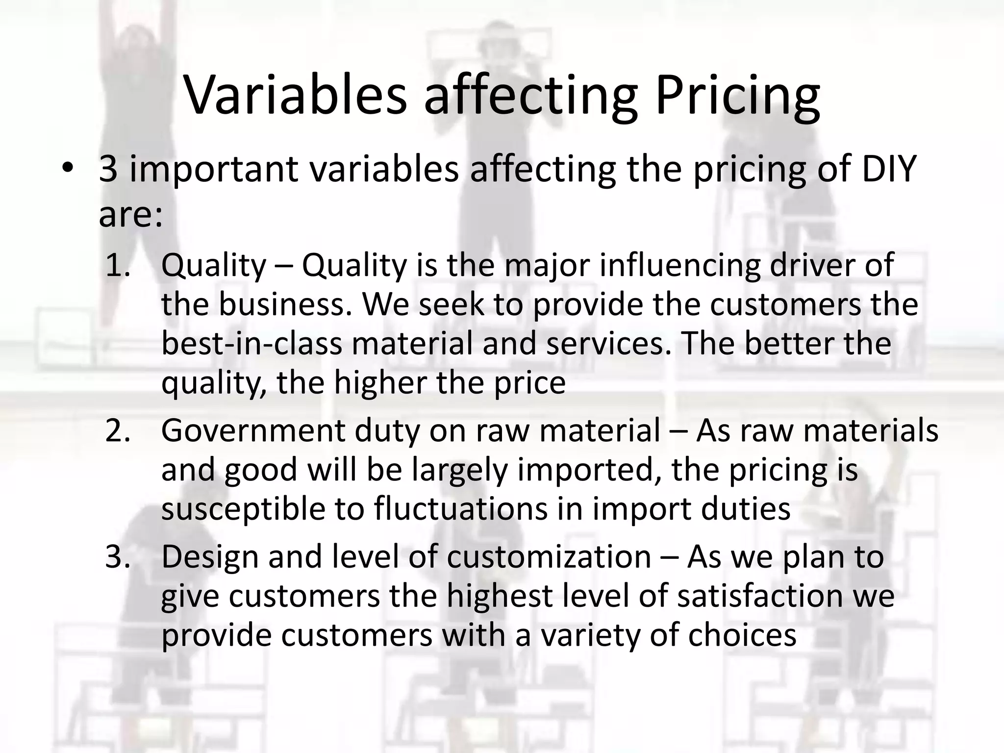 DoitYourself Furniture Shop PPT