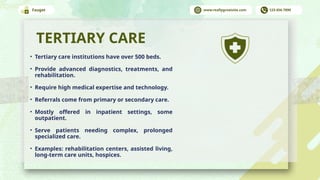 CLASSIFICATIONS OF HOSPITAL MODALITIES PPT | PPTX