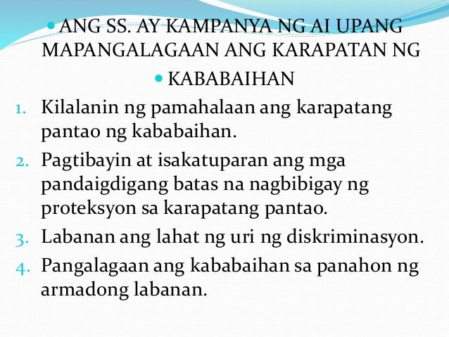 Tatlong Paraan Kung Paano Mapagtitibay Ang Karapatan Ng Mga Kababaihan