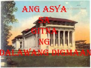 Ang asya
       Sa
     gitna
       ng
Dalawang digmaan
 