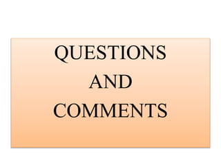 QUESTIONS
AND
COMMENTS
 