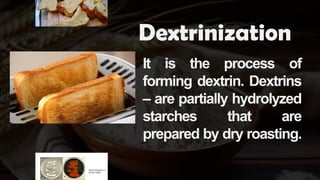 Dextrinisation Cake Example Prepare cereals, starches and alimentary paste | PPTX