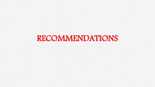 RECOMMENDATIONS
 