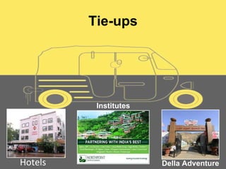 Tie-ups
Hotels Della Adventure
Institutes
 