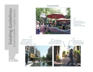 Exis?ng	
  Guidelines	
  
Smart	
  Growth-­‐	
  Public	
  Spaces	
  
 