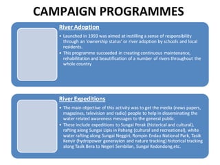 CAMPAIGN PROGRAMMES 