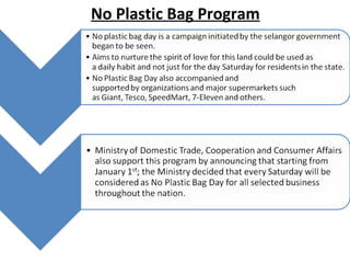 No Plastic Bag Program 
