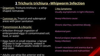 Common Helminthic Infections for medical stuents | PPTX