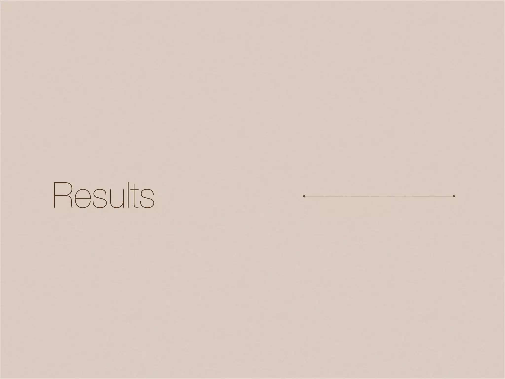 Results
 