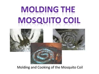 Molding and Cooking of the Mosquito Coil
 
