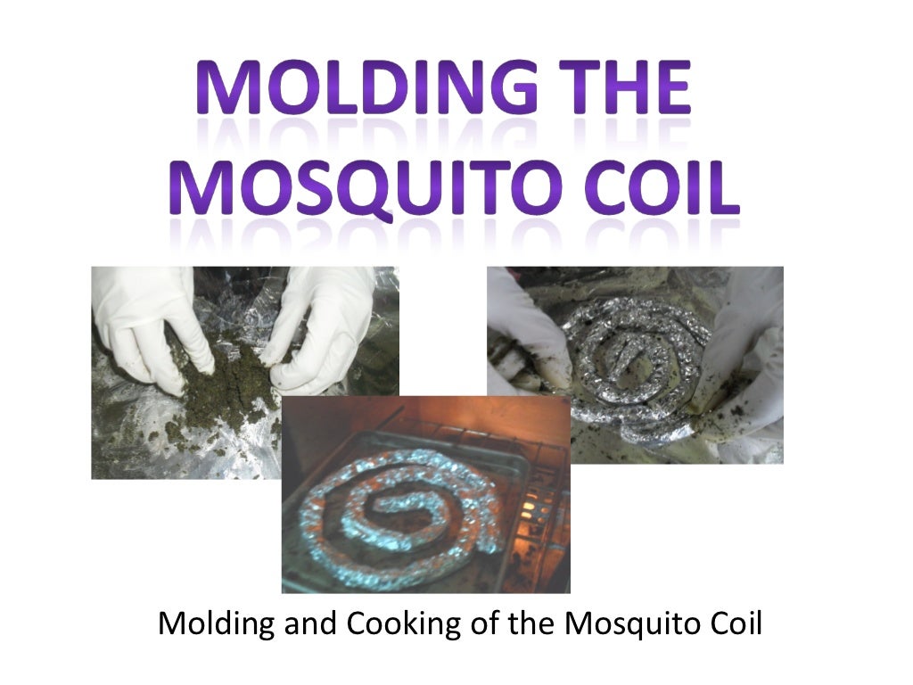 Organic Mosquito Coil making