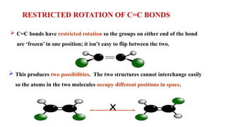 Stereochemistry GROUP 7 ORGANIC CHEMISTRY 2.pptx