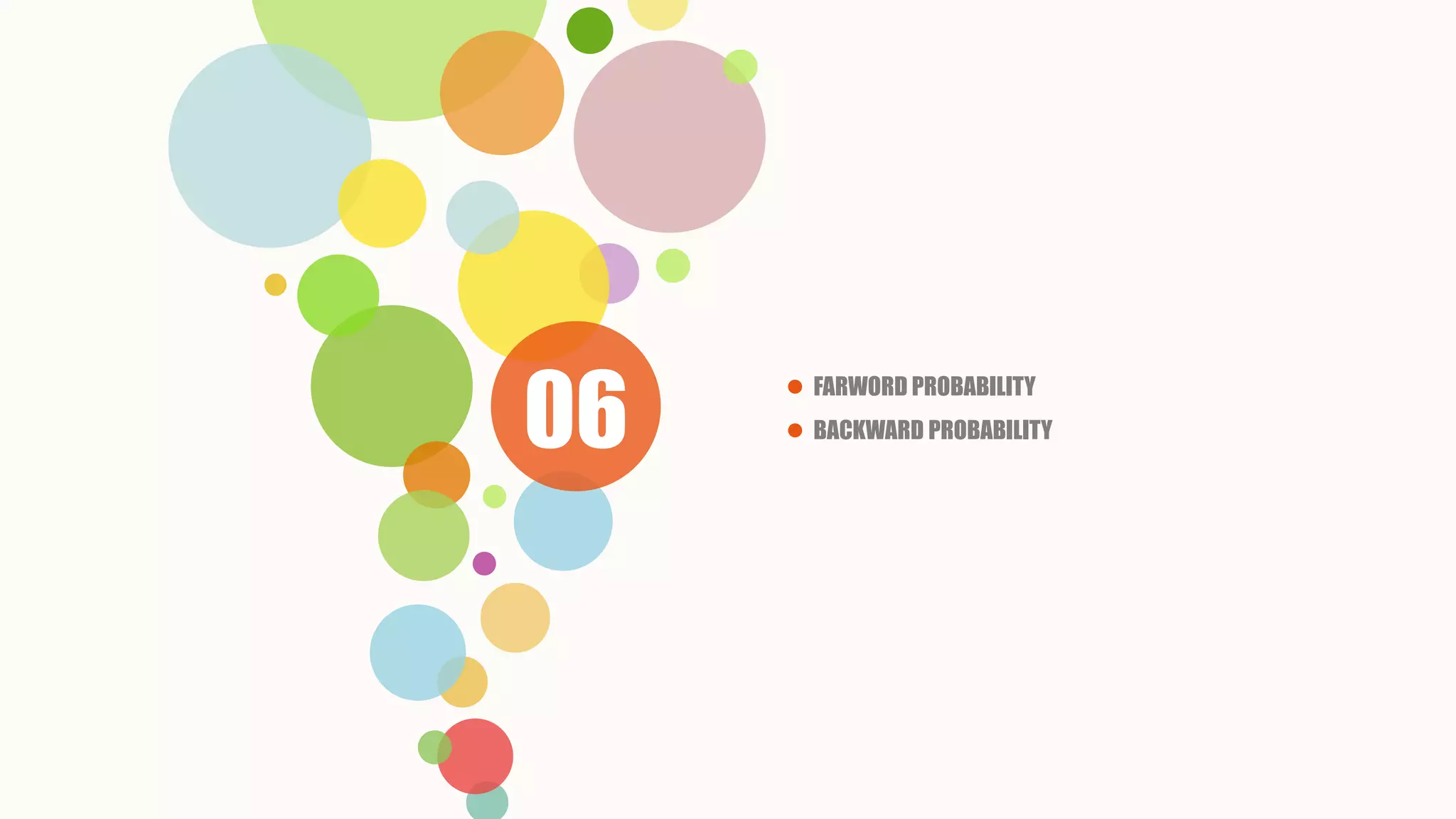 06
 FARWORD PROBABILITY
 BACKWARD PROBABILITY
 