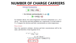 NUMBER OF CHARGE CARRIERS
 