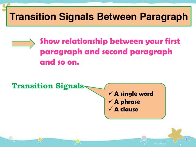 Patterns in writing an essay