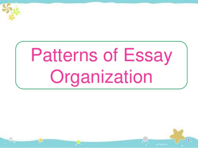 Logical organization essay