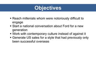Ford Performance Objectives Ford Fiesta Social Media Campaign | PPTX
