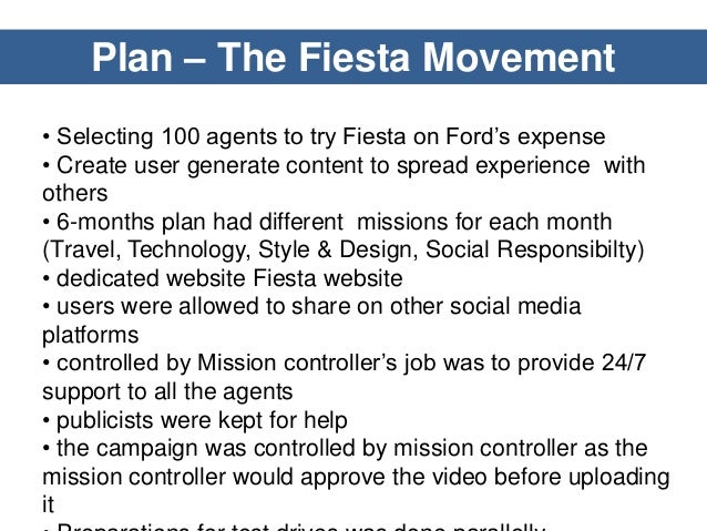 Ford Fiesta Social Media Campaign