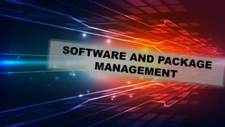 GROUP 8 Discussion Report Software and Package Management .pptx