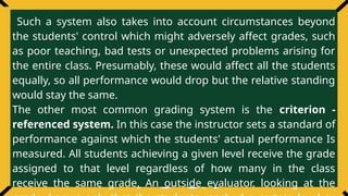 Comprehensive Overview of Grading Systems and Practices in Education | PPTX