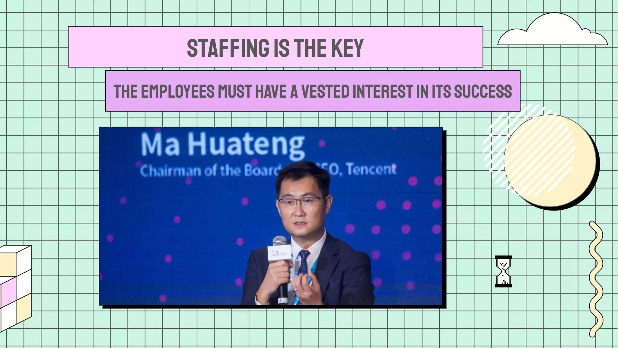 stafﬁngisthekey
theemployeesmusthave a vestedinterestinitssuccess
 