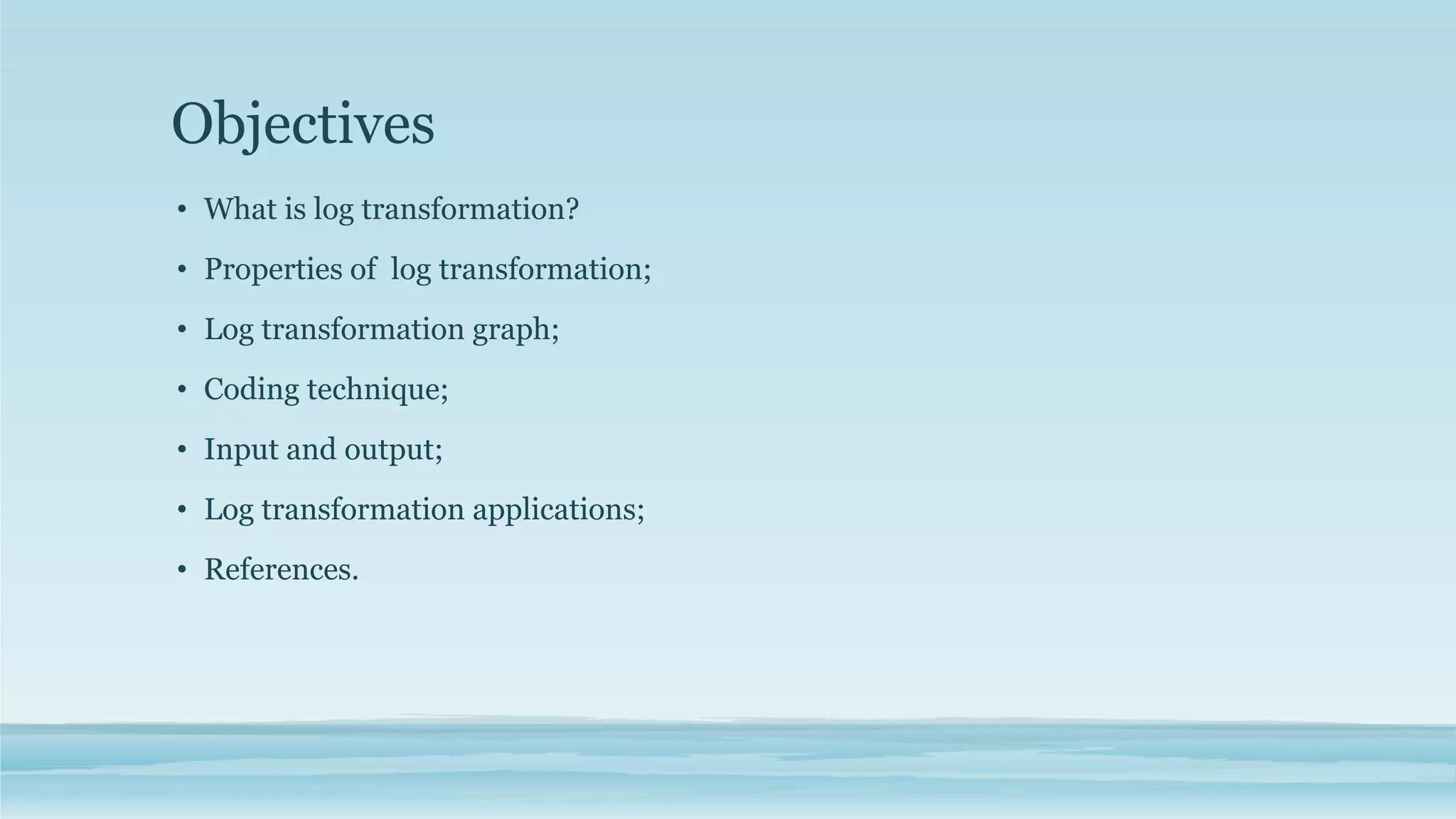 Log Transformation in Image Processing with Example | PPTX