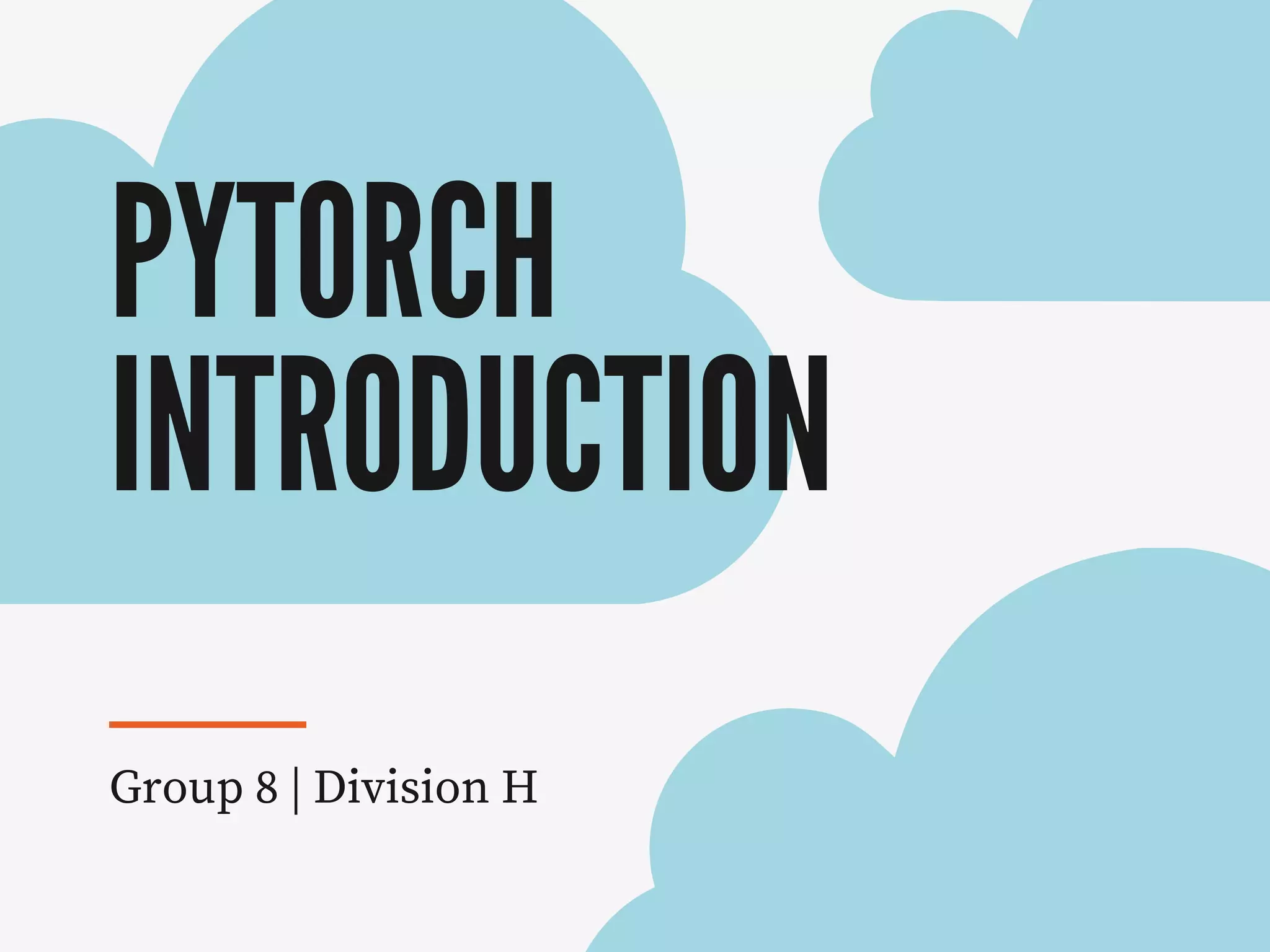 PyTorch Introduction | PPT