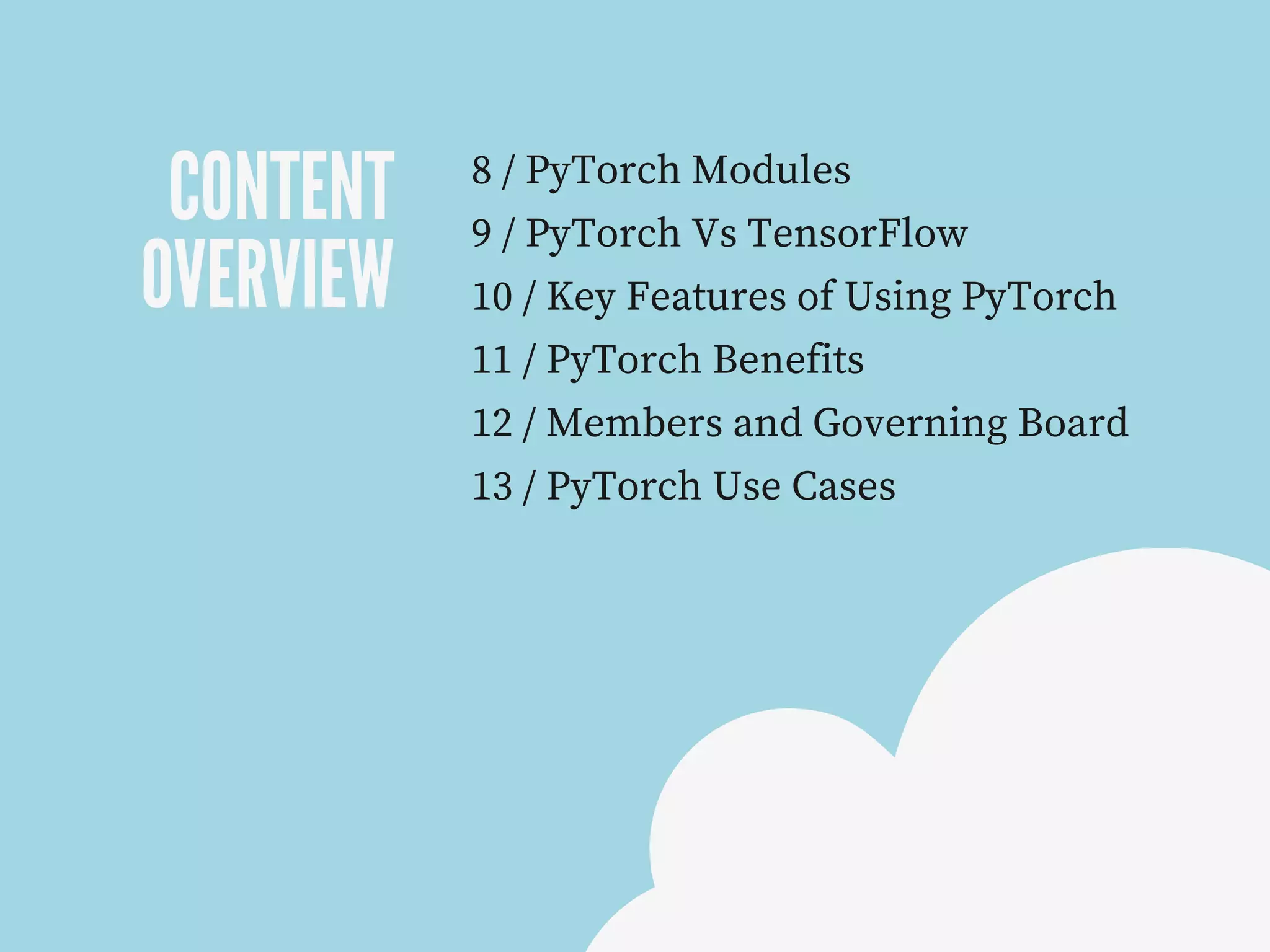 PyTorch Introduction | PPT