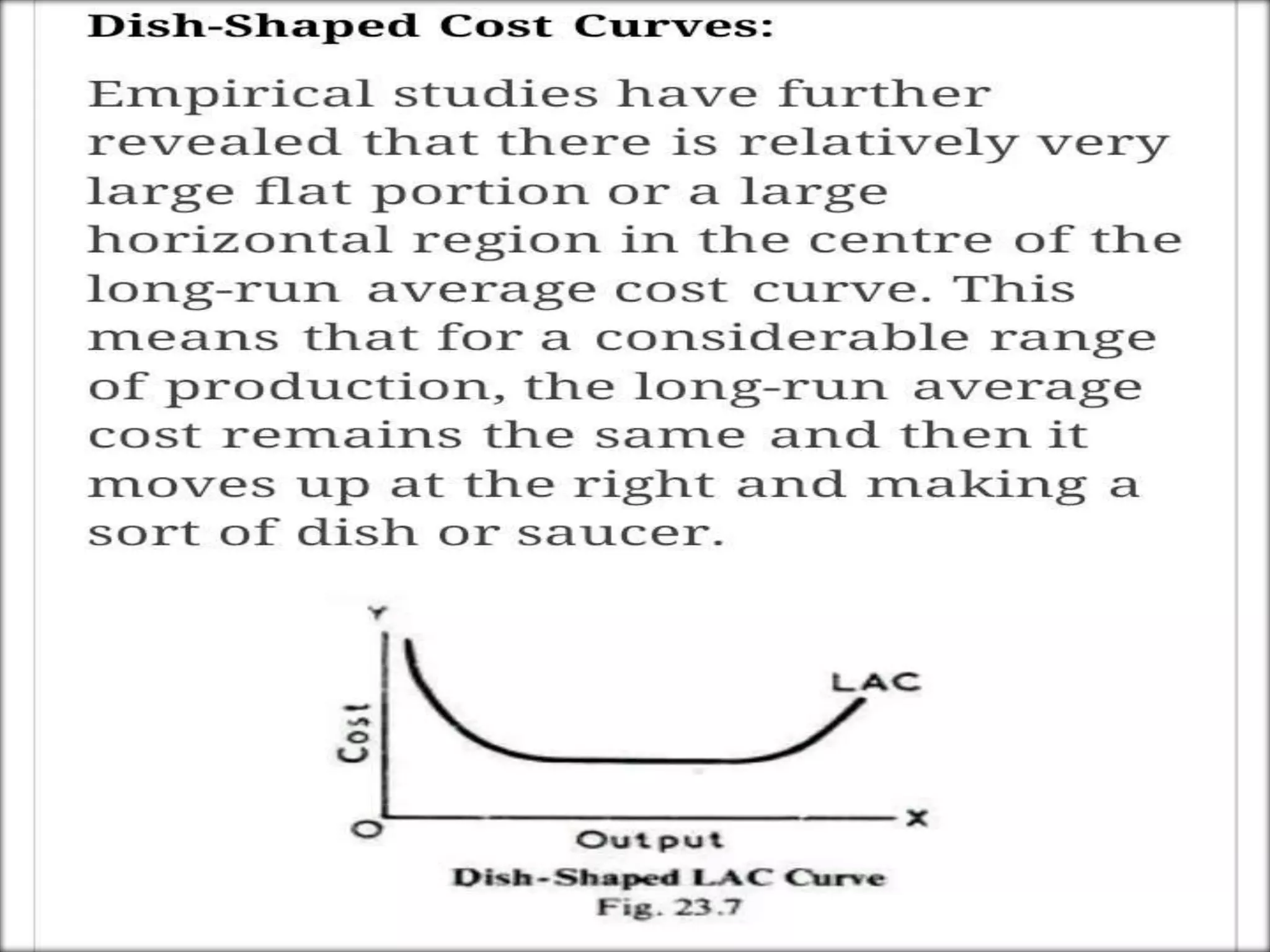 Cost and Cost Curve