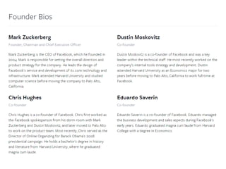 Saverin's title as co-founder of
Facebook was restored.
 