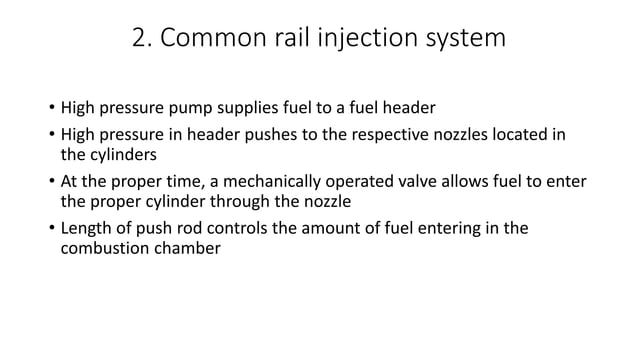 Types of Fuel Injection systems in Spark Ignition and Compression ...