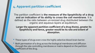 Partition Ration Group 9 Biopharmaceutical & Pharmacokinetic Considerations.pptx