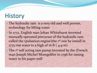 Hydraulic ram | PPTX