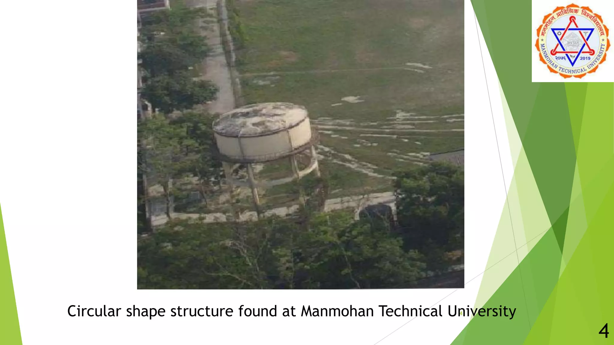 4
Circular shape structure found at Manmohan Technical University
4
 