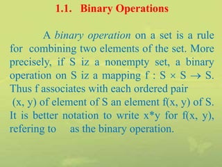 Group abstract algebra | PPTX